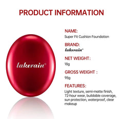 Lakerain Sunscreen Cushion Foundation Waterproof